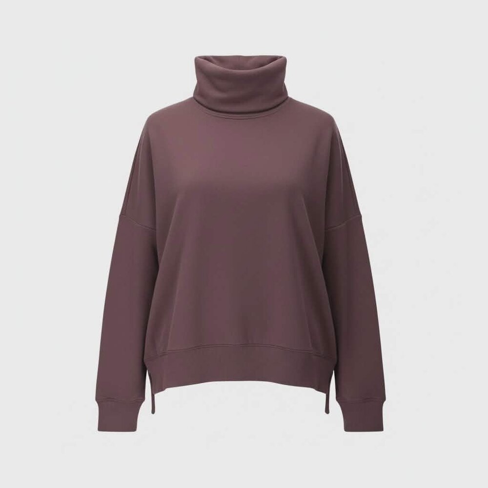 Aerie Maroon Burgundy The Sweat Pullover Sweatshirt | Large | Casual Cozy